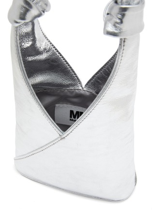Detail View - Click To Enlarge - MM6 MAISON MARGIELA - Mini ‘Japanese’ Knotted Leather Shoulder Bag