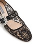Detail View - Click To Enlarge - SJP BY SARAH JESSICA PARKER - ‘Cosette Bis’ 50 Crystal Embellished Buckle Lace Mary Jane