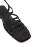 Detail View - Click To Enlarge - HEREU - Barana Woven Cage Leather Sandals