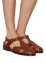 Figure View - Click To Enlarge - HEREU - Pesca Leather Fisherman Sandals