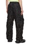 Back View - Click To Enlarge - WE11DONE - Crumpled Oversized Track Pants