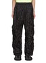 Main View - Click To Enlarge - WE11DONE - Crumpled Oversized Track Pants