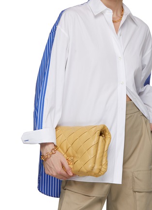Front View - Click To Enlarge - LOEWE - Goya Pleated Puffer Shoulder Bag
