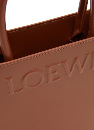 Detail View - Click To Enlarge - LOEWE - Standard A5 Logo Debossing Calfskin Leather Tote Bag