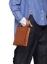 Figure View - Click To Enlarge - LOEWE - Standard A5 Logo Debossing Calfskin Leather Tote Bag