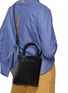 Figure View - Click To Enlarge - LOEWE - Standard A5 Logo Debossing Calfskin Leather Tote Bag