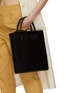 Front View - Click To Enlarge - LOEWE - Standard A4 Logo Debossing Calfskin Leather Tote Bag