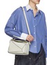 Front View - Click To Enlarge - LOEWE - Small ‘Puzzle’ Calfskin Leather Crossbody Bag