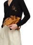 Figure View - Click To Enlarge - LOEWE - Mini ‘Flamenco’ Calf Leather Clutch Bag