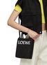 Figure View - Click To Enlarge - LOEWE - Standard A5 Logo Intarsia Raffia Tote Bag