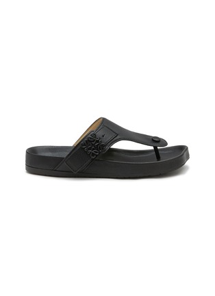 Main View - Click To Enlarge - LOEWE - Anagram Leather Sandals