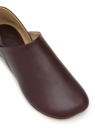 Detail View - Click To Enlarge - LOEWE - Toy Flat Leather Slippers