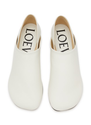 Detail View - Click To Enlarge - LOEWE - ‘Toy’ Flat Leather Slippers