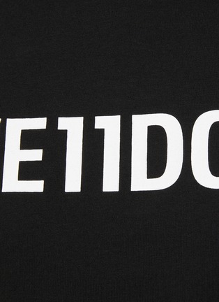  - WE11DONE - Logo Cropped T-Shirt