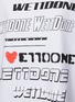  - WE11DONE - Logo Print Crewneck Cotton T-Shirt