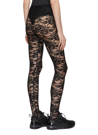 Back View - Click To Enlarge - WE11DONE - Flower Net Tights