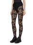 Front View - Click To Enlarge - WE11DONE - Flower Net Tights