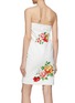 Back View - Click To Enlarge - WE11DONE - Flower Printed Tube Dress