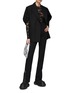 Figure View - Click To Enlarge - WE11DONE - Puff Sleeved Jacket