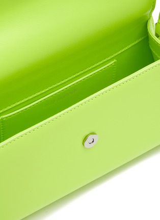 Detail View - Click To Enlarge - SELF-PORTRAIT - Mini ‘Bow’ Leather East-West Shoulder Bag