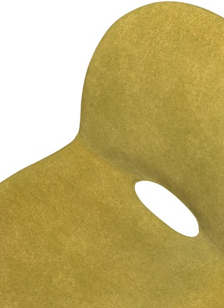 Detail View - Click To Enlarge - THE CONRAN SHOP - Cross Leg Velvet Side Chair —Verde