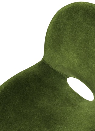 Detail View - Click To Enlarge - THE CONRAN SHOP - Cross Leg Velvet Side Chair — Verde