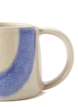 Detail View - Click To Enlarge - THE CONRAN SHOP - Block Print Mug — Blue/Orange