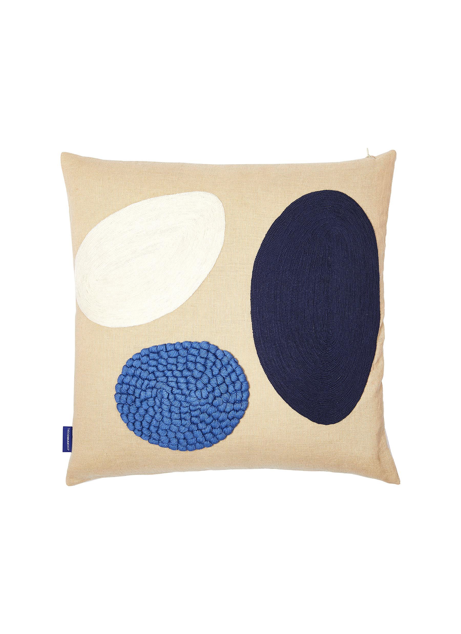 Knotted Pebbles Cushion Cover - Palace Blue/Navy