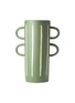 THE CONRAN SHOP - Wax Resist Stripe Double Handle Tall Vase