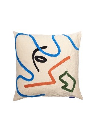 Main View - Click To Enlarge - THE CONRAN SHOP - Abstract Face Cushion Cover