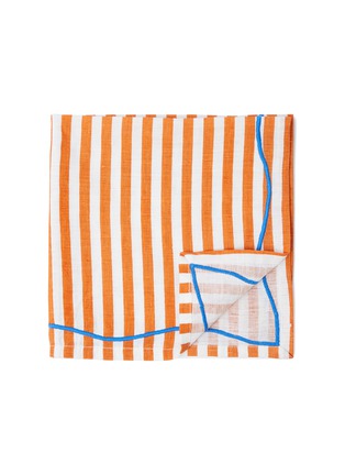 Main View - Click To Enlarge - THE CONRAN SHOP - Le Sol Striped Napkin — Clementine