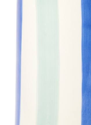 Detail View - Click To Enlarge - THE CONRAN SHOP - Large Stripe Vase — Blue