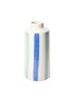 Main View - Click To Enlarge - THE CONRAN SHOP - Large Stripe Vase — Blue