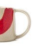 Detail View - Click To Enlarge - THE CONRAN SHOP - Block Print Mug — Red/Aqua
