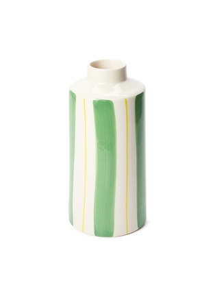 Main View - Click To Enlarge - THE CONRAN SHOP - Small Stripe Vase — Green