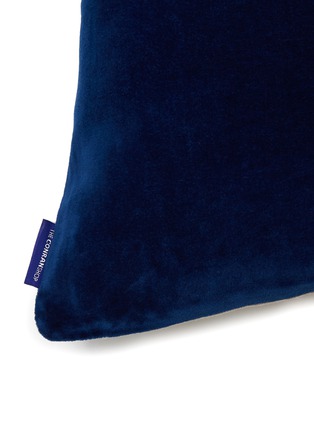 Detail View - Click To Enlarge - THE CONRAN SHOP - Velvet Cushion Cover — Dark Navy