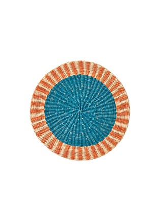 Main View - Click To Enlarge - THE CONRAN SHOP - Round Seagrass Placemat — Blue