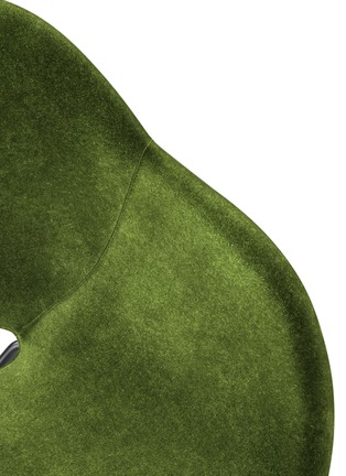 Detail View - Click To Enlarge - THE CONRAN SHOP - Cross Leg Velvet Dining Chair — Verde