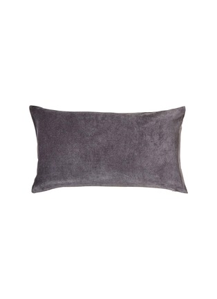 Main View - Click To Enlarge - THE CONRAN SHOP - Velvet Cushion Cover — Fog