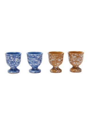 Main View - Click To Enlarge - THE CONRAN SHOP - Splatter Egg Cups — Set of 4