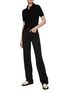 Figure View - Click To Enlarge - THE ROW - ‘Carlton’ Wide Leg Cotton Linen Blend Jeans