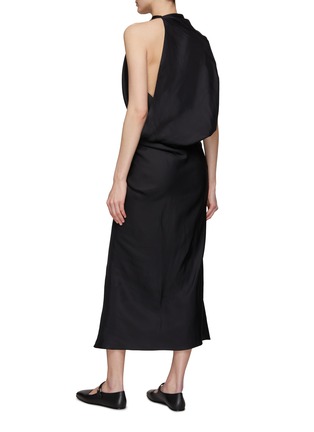 Back View - Click To Enlarge - THE ROW - ‘Bemini’ Sleeveless Halter Neck Midi Dress