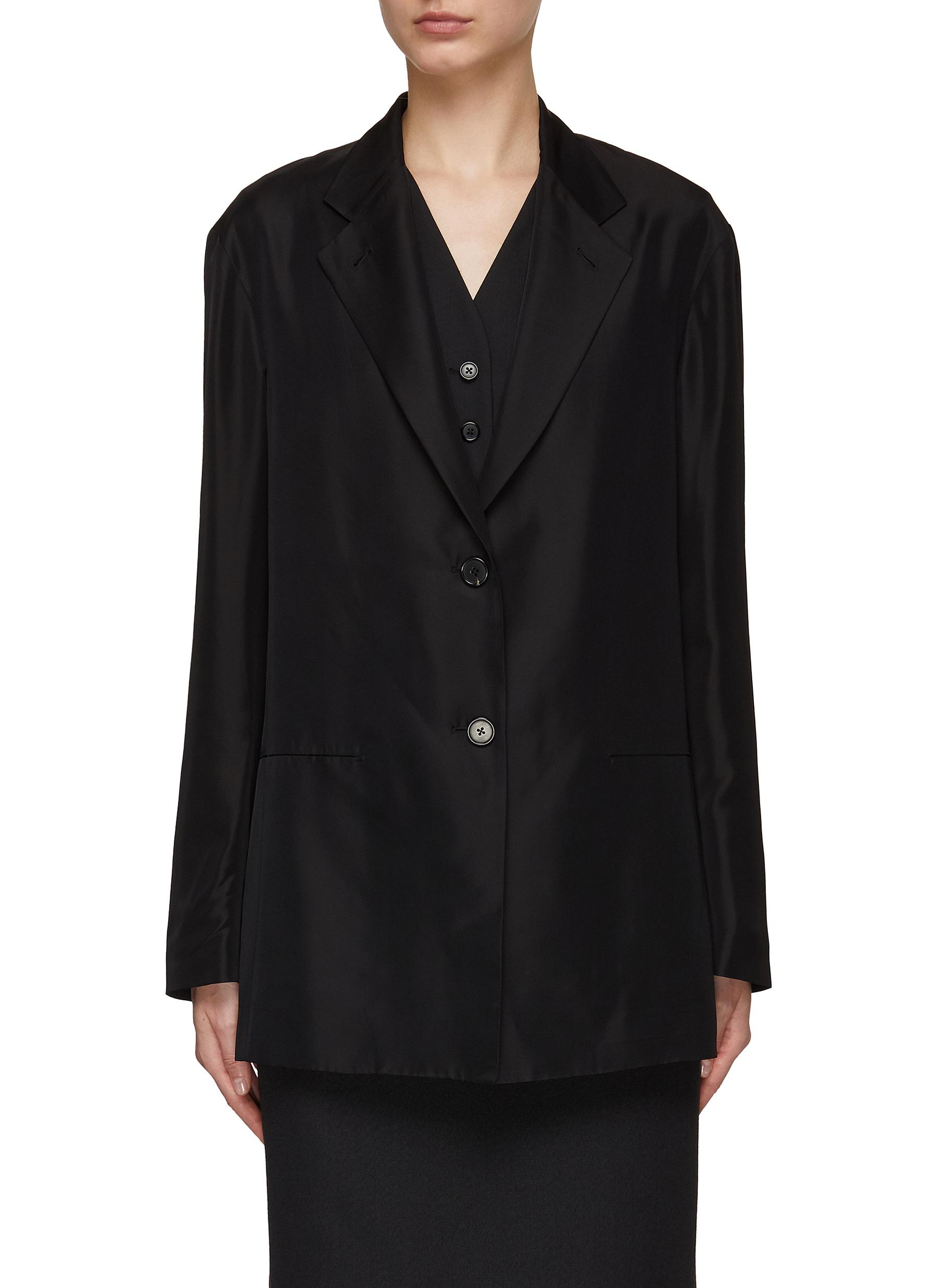 THE ROW BASTIENNE NOTCHED LAPEL SINGLE BREASTED BLAZER JACKET