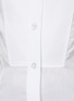  - ALEXANDER MCQUEEN - Cap Sleeve Corset Button Up Shirt