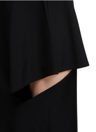  - ALEXANDER MCQUEEN - Asymmetric Cut Out Wool Tailored Maxi Skirt