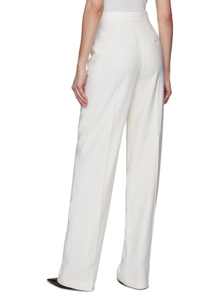 Back View - Click To Enlarge - ALEXANDER MCQUEEN - Flat Front Wool Pants