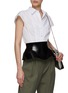 Figure View - Click To Enlarge - ALEXANDER MCQUEEN - Corset Shaped Thick Belt