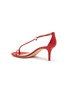  - GIANVITO ROSSI - 70 Logo Engraved Toggle Strappy Heeled Sandals