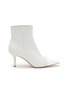 Main View - Click To Enlarge - GIANVITO ROSSI - 70 Square Toe Leather Ankle Boots