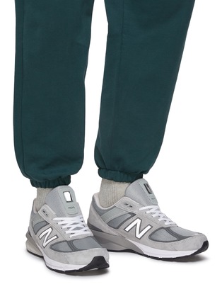 Figure View - Click To Enlarge - NEW BALANCE - ‘M990v5’ Mesh Low Top Lace Up Sneakers